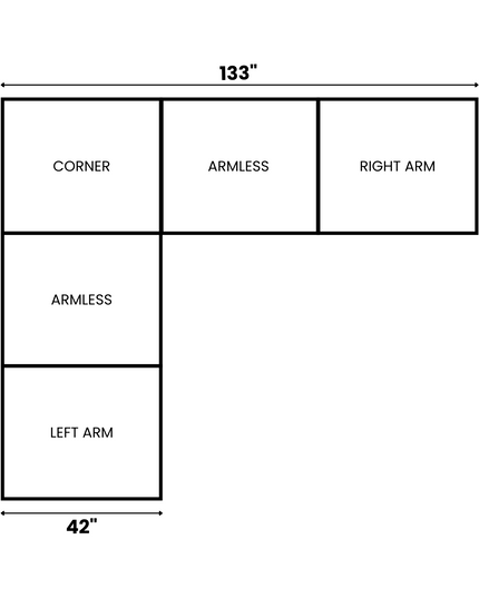 Yeti modular sectional