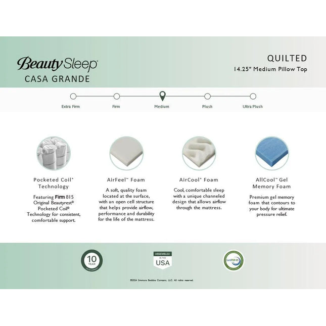 Serta® Beauty Sleep Casa Grande