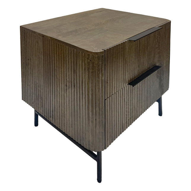 Contemporary Reed Side Table