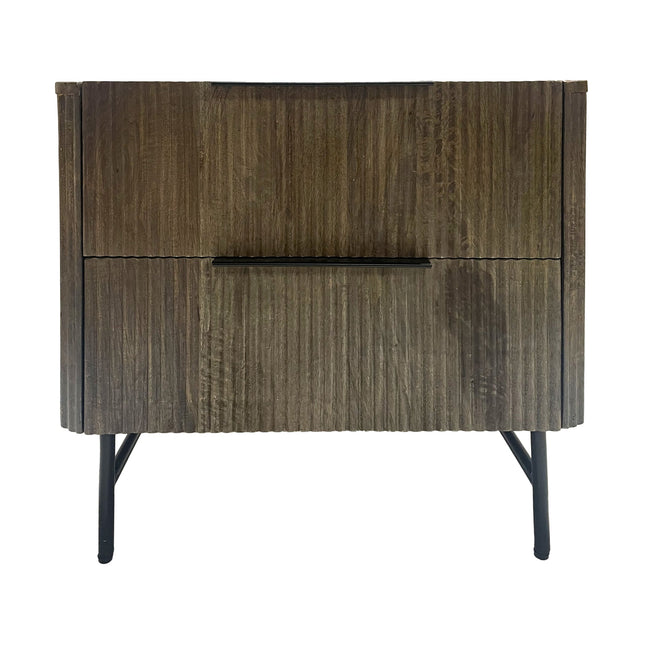 Contemporary Reed Side Table