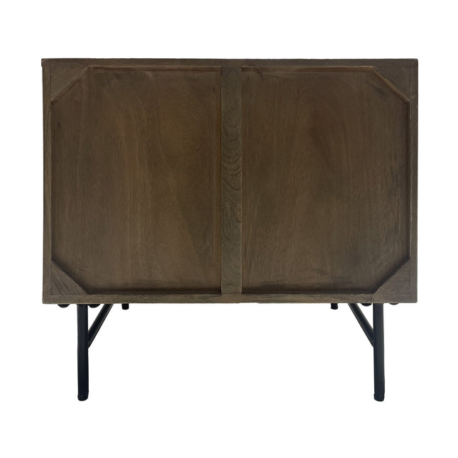 Contemporary Reed Side Table