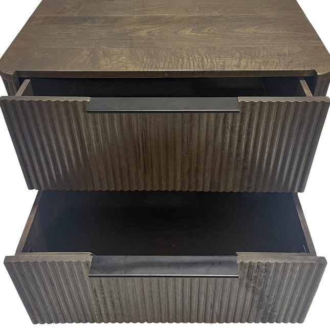 Contemporary Reed Side Table