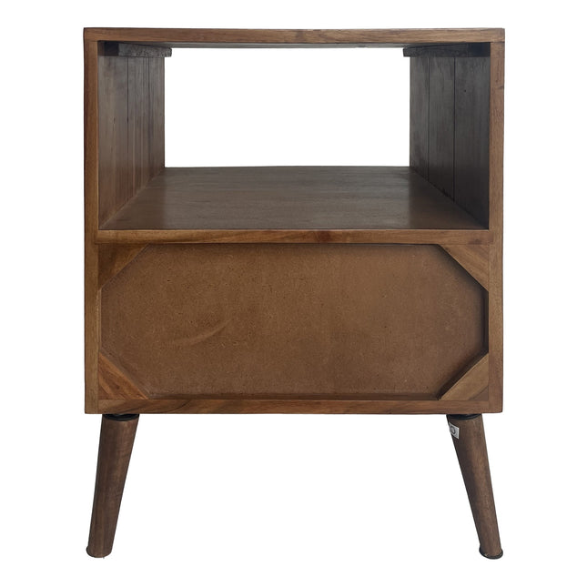 Diagonal Mid-Century Modern Side Table