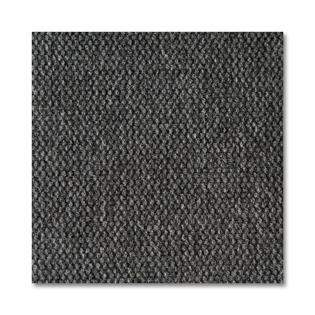 The My Cloud Slope 4 Piece Straight features a dark gray, woven textured fabric in a square pattern. Its tight-knit design offers a cozy modular sectional feel with dense, robust appeal. Subtle shadows are created as the lighting highlights its refined texture.