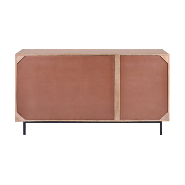 Bauhaus Solid Acacia Wood Sideboard
