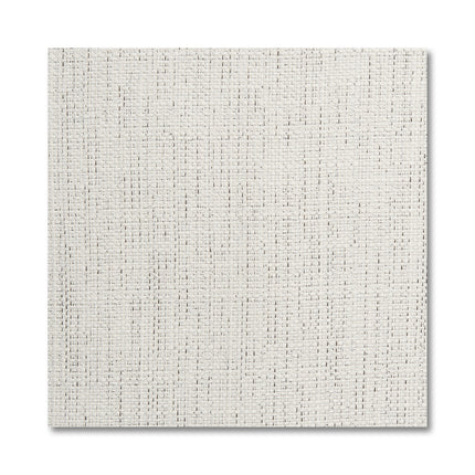 Sample of My Cloud Slope 4 Piece Straight fabric in white with a subtle grid-like textured pattern created by horizontal and vertical threads.