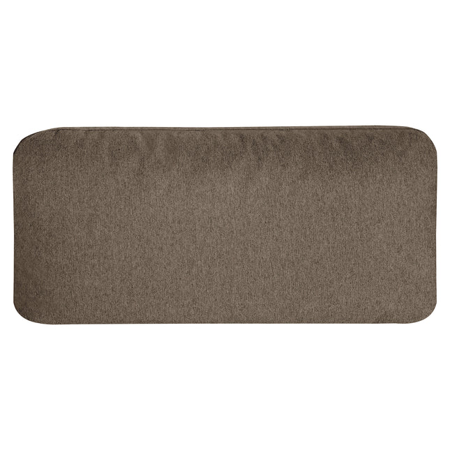 The My Cloud Classic Cushion Cover is a rectangular brown cover with rounded corners and a smooth, uniformly textured surface. It offers customizable, replaceable covers for versatile style and easy maintenance.