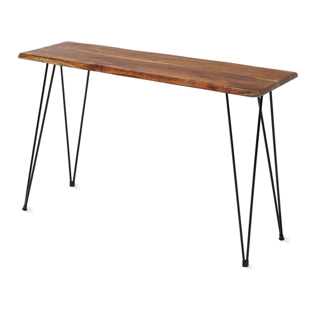 Live Edge Hairpin Console