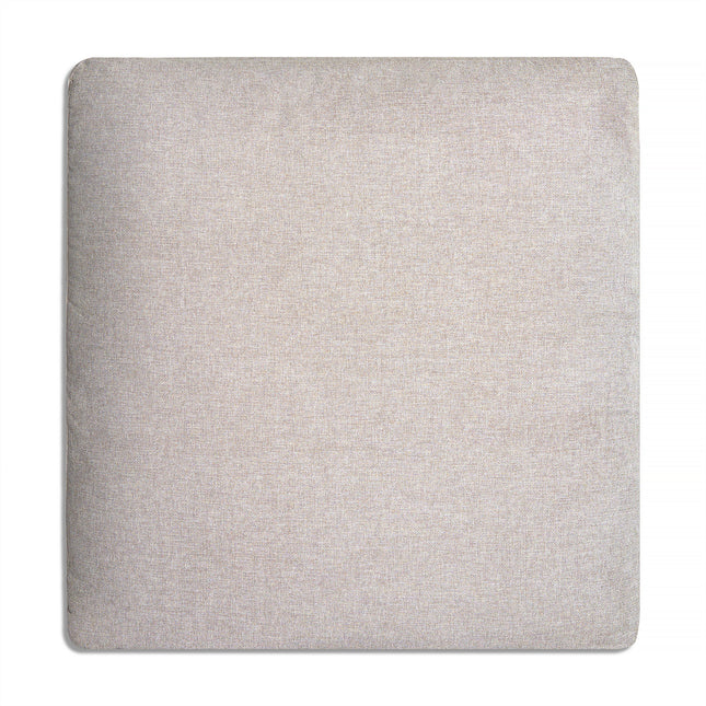 Experience the ultimate in comfort with our Square beige fabric cushion, reminiscent of a My Cloud Slope 40 Ottoman embrace. Crafted for smooth texture and plush support, it complements any customizable furniture set seamlessly.