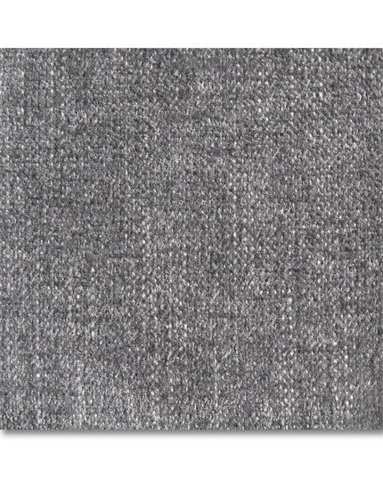 The Lugano 8 Piece Pit features a square sample of textured gray carpet crafted from premium materials, with a slightly rough surface. Its subtle pattern in varying shades of gray adds depth, evoking Italian luxury.