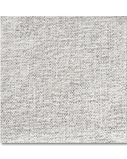 Close-up of Lugano 8 Piece Pit with a textured, light gray speckled pattern. Made from premium materials, it appears thick and plush, exuding Italian luxury for a cozy, warm look.