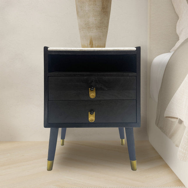 Luxe Marble Top  Side Table