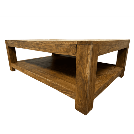Rustic Mango Two Tier Coffee Table - Really Cool Living