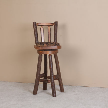 Sawtooth Hickory 24 inch Upholstered Bar Stool