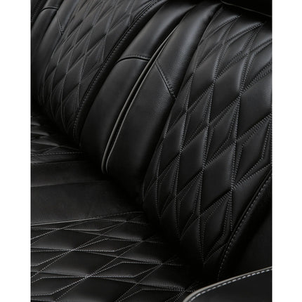Obsidian Dual Power Leather Reclining Sofa
