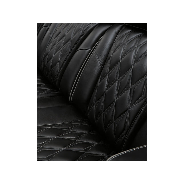 Obsidian Dual Power Leather Reclining Sofa