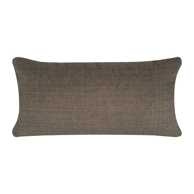 The My Cloud Slope Pillow is a rectangular gray cushion with a textured fabric surface made from performance polyester for durability, featuring slightly curved corners, viewed against a plain white background.