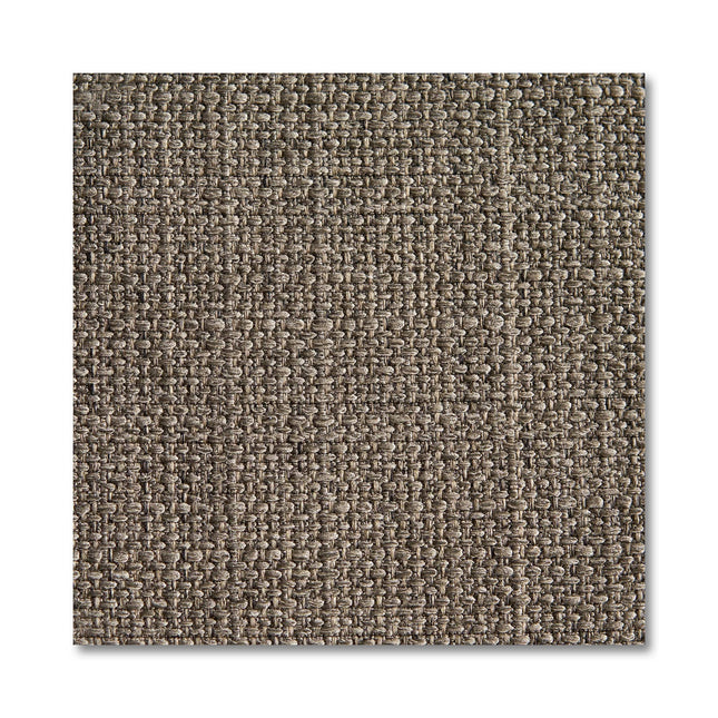 A close-up of a Free Fabric Swatch in neutral beige, showcasing a textured appearance with a grid pattern of interlocking threads.