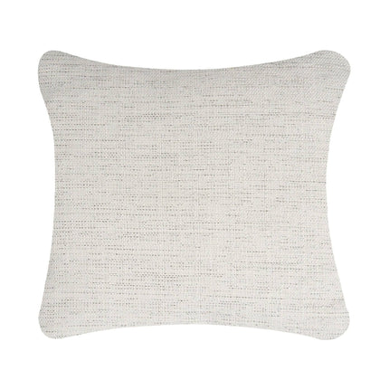 The My Cloud Slope Pillow, made of ultra-comfortable polyester, features a light gray, textured fabric cover. Its square shape with slightly rounded corners and soft woven look enhances its versatile charm against a white background.