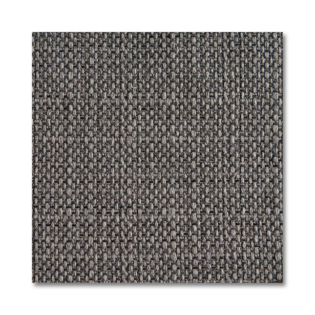 The My Cloud Slope Pillow features a fabric swatch in performance polyester, woven with dark and light gray threads. Its grid-like pattern creates subtle contrast while maintaining durability and comfort.