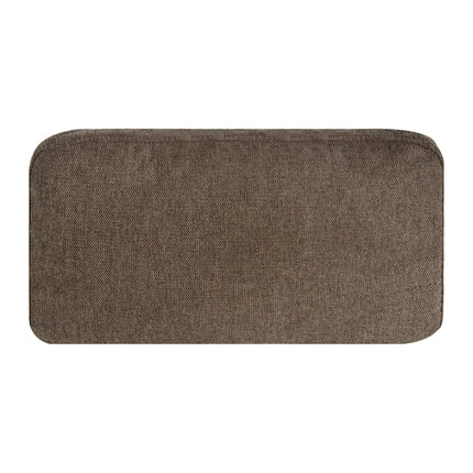 The My Cloud Pillow, rectangular and brown with rounded corners and a textured surface, is the perfect welcome piece to complement your sectional sofa or accent pillows.