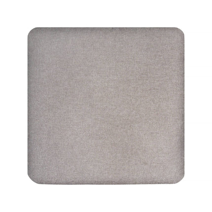 The My Cloud Slope Cushion Cover is a square, light gray fabric with slightly rounded corners and a soft woven texture, perfect for refreshing any My Cloud sectionals look.