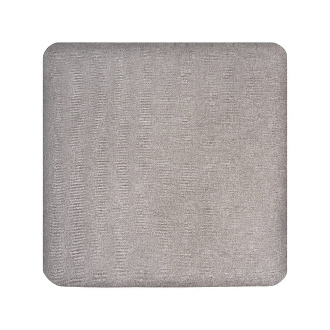 The My Cloud Slope Cushion Cover is a square, light gray fabric with slightly rounded corners and a soft woven texture, perfect for refreshing any My Cloud sectionals look.