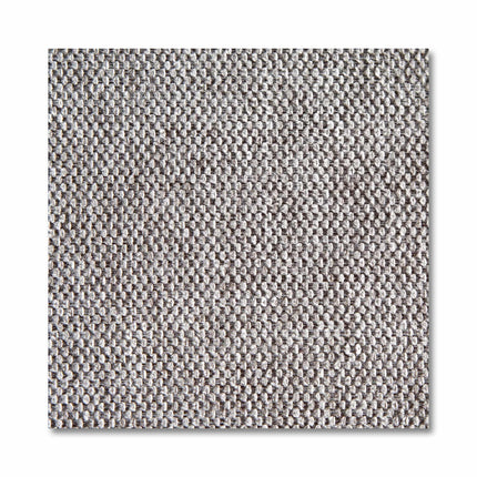 A close-up of a textured, grid-like gray fabric swatch with varying shades and a subtle woven pattern resembling the customizable My Cloud Slope Chair. The detailed surface shows shadows hinting at its soft, slightly raised texture.