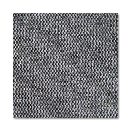 Close-up of a textured gray fabric with a tightly woven pattern, reminiscent of mid-century modern design. It forms a grid-like structure with a subtle sheen, covering the entire frame uniformly and deeply, much like the elegance of the Maddox Chair.