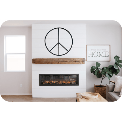 Steel Peace Sign 36"