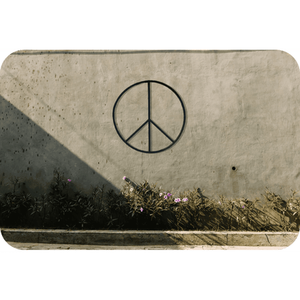 Steel Peace Sign 36"