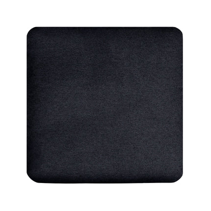 The My Cloud Cushion Cover, with its square shape, soft texture, and rounded edges, offers plush comfort. Its black color beautifully contrasts against a plain white background and complements your My Cloud sectional perfectly.